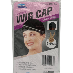 Dream Deluxe Wig Cap Schwarz – 2er Set Perückennetz