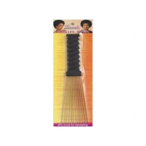 Afro Pick Kamm mit Metallzinken – Volumenkamm für Locken & Afro Haar