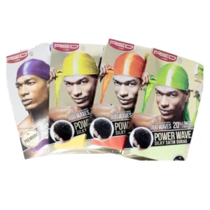 RED by Kiss Power Wave Silky Satin Durag – Wave Cap mit Kompression
