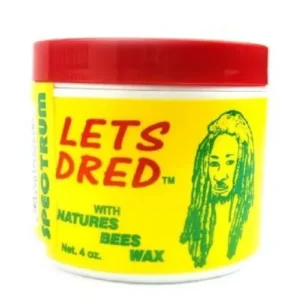 Lets Dred Spectrum Natural Bees Wax 113 g – Dreadlock Wax mit natürlichem Bienenwachs