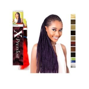 X-Pression Ultra Braid Kunsthaar 82” – Kanekalon Flechthaar für Braids & Extensions