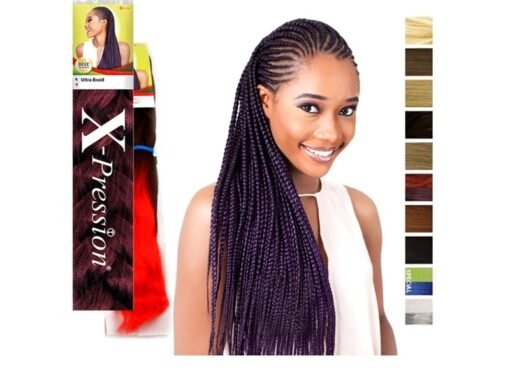 X-Pression Ultra Braid Kunsthaar 82” – Kanekalon Flechthaar für Braids & Extensions X-Pression Ultra Braid Kunsthaar 82” – Kanekalon Flechthaar für Braids & Extensions