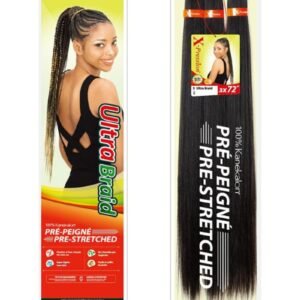 X-Pression Ultra Braid Pre-Stretched 2X – Kanekalon Flechthaar für Braids & Extensions